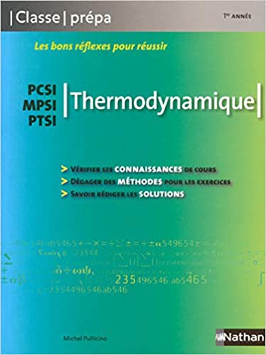 THERMODYNAMIQUE PCSI MPSI PTSI