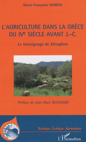 L'agriculture dans la Grèce du IVe siècle avant J.-C - Le témoigne de Xénophon