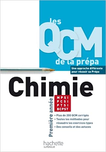 Chimie MPSI/PCSI/PTSI