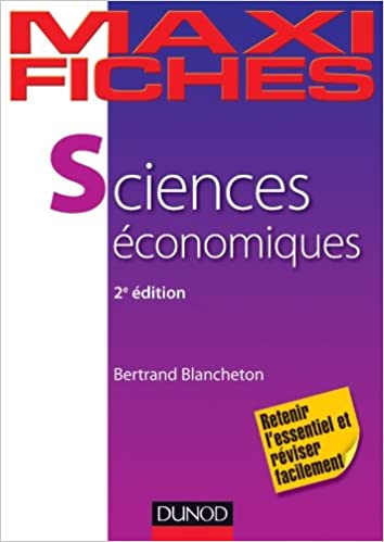 Maxi fiches de Sciences économiques