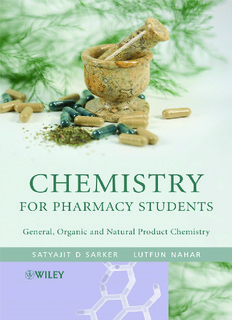 Chemistry for Pharmacy Students:General, Organic and Natural Product Chemistry
