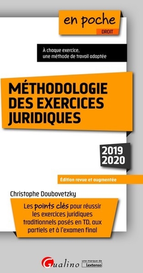 Méthodologie des exercices juridiques - 2019-2020
