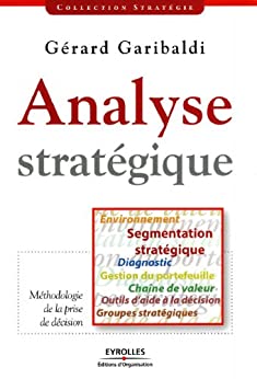 Analyse stratégique : Environnement, Segmentation stratégique ,Diagnostic, Gestion du portefeuille, Chaîne de valeur..