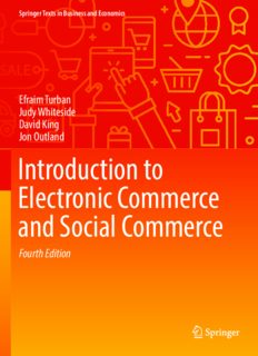 Introduction to Electronic Commerce and Social Commerce