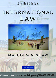 INTERNATIONAL LAW, Sixth edition