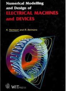 Numerical Modelling and Design of Electrical Machines and Devices