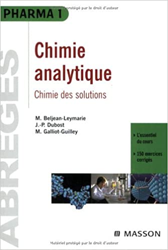 Chimie analytique : chimie des solutions