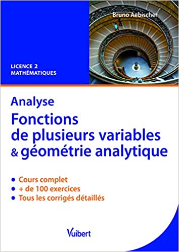 Analyse fonctions de plusieurs variables et géométrie analytique (LMD maths)