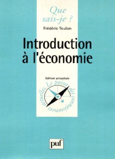 Introduction à l'économie