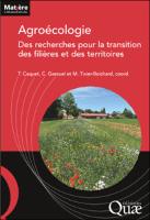 Agroécologie : Des recherches pour la transition des filières et des territoires