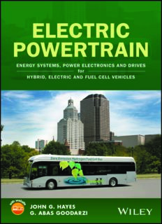 Electric powertrain : energy systems, power electronics & drives for hybrid, electric & fuel cell vehicles