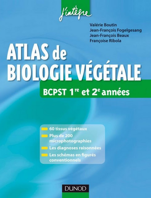 Atlas de biologie végétale BCPST 1e et 2e années