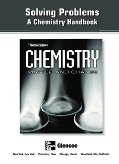 Solving Problems - a Chemistry Handbook